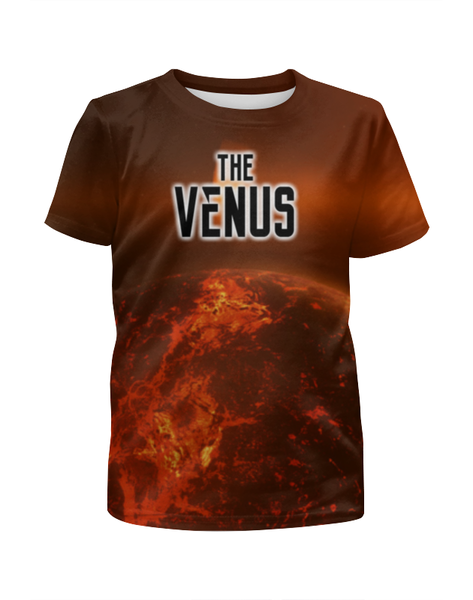 Заказать детскую футболку в Москве. Футболка с полной запечаткой для девочек The Venus (The Planet) от ISliM - готовые дизайны и нанесение принтов.