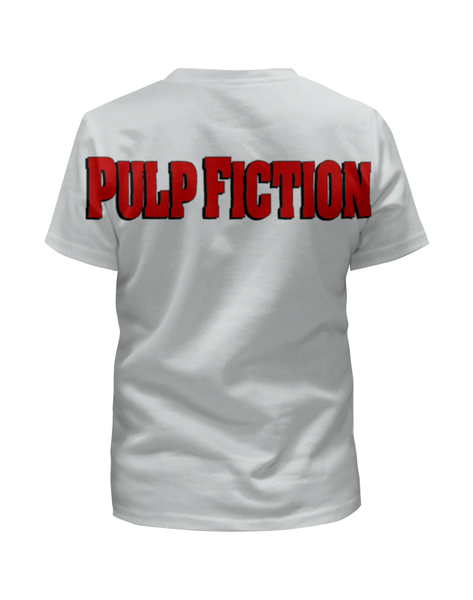 Заказать детскую футболку в Москве. Футболка с полной запечаткой для девочек Pulp Fiction от Leichenwagen - готовые дизайны и нанесение принтов.