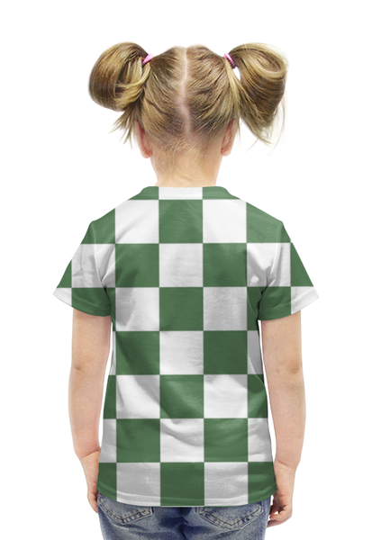 Заказать детскую футболку в Москве. Футболка с полной запечаткой для девочек Терек ПФК от Виктор Гришин - готовые дизайны и нанесение принтов.