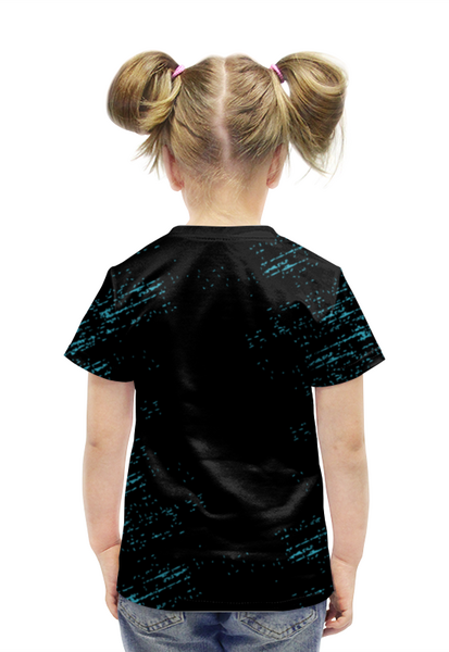 Заказать детскую футболку в Москве. Футболка с полной запечаткой для девочек Brawl Stars 8-BIT от weeert - готовые дизайны и нанесение принтов.
