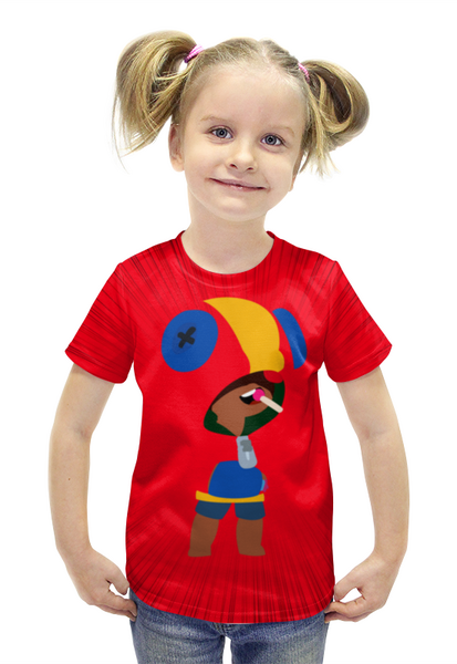 Заказать детскую футболку в Москве. Футболка с полной запечаткой для девочек Leon  от queen  - готовые дизайны и нанесение принтов.