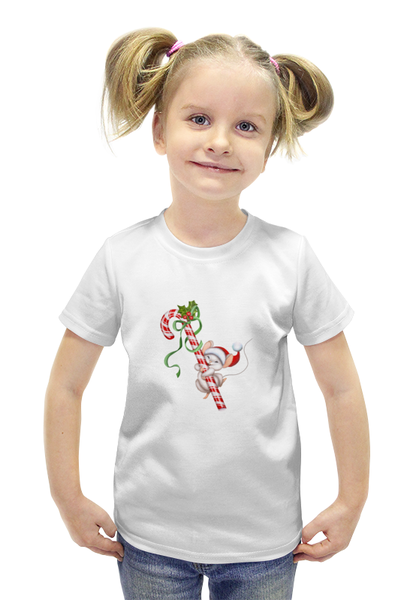 Заказать детскую футболку в Москве. Футболка с полной запечаткой для девочек год крысы от THE_NISE  - готовые дизайны и нанесение принтов.