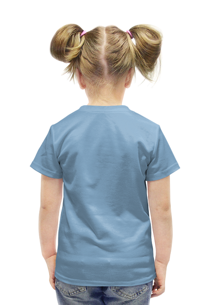 Заказать детскую футболку в Москве. Футболка с полной запечаткой для девочек Турист от ПРИНТЫ ПЕЧАТЬ  - готовые дизайны и нанесение принтов.