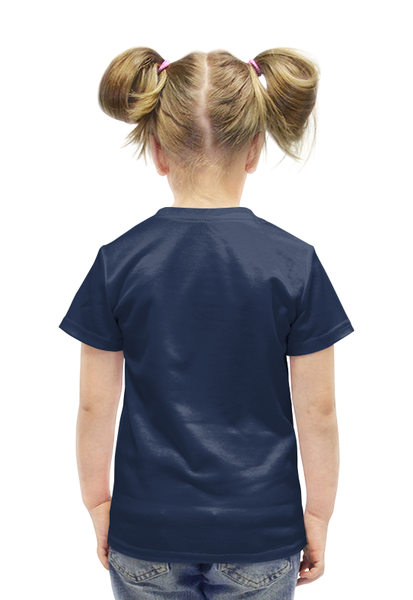 Заказать детскую футболку в Москве. Футболка с полной запечаткой для девочек Оборотень от aleks_say - готовые дизайны и нанесение принтов.