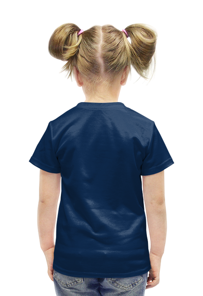 Заказать детскую футболку в Москве. Футболка с полной запечаткой для девочек Mega man (Rockman) от BJ Shop - готовые дизайны и нанесение принтов.