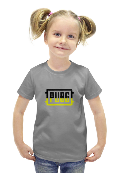 Заказать детскую футболку в Москве. Футболка с полной запечаткой для девочек  игра PUBG от THE_NISE  - готовые дизайны и нанесение принтов.