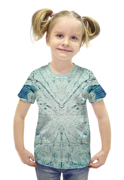 Заказать детскую футболку в Москве. Футболка с полной запечаткой для девочек SAMUR CRACKS!!! от Алексс Неро - готовые дизайны и нанесение принтов.