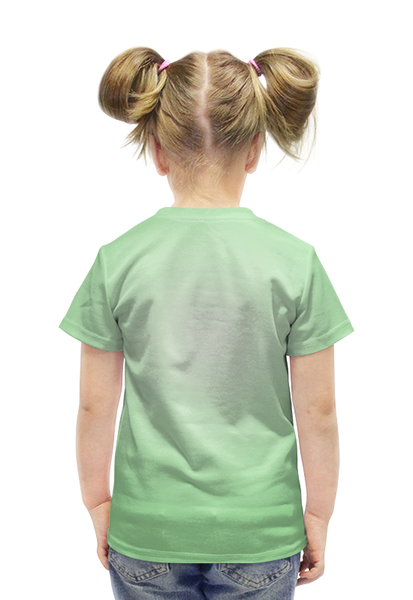 Заказать детскую футболку в Москве. Футболка с полной запечаткой для девочек Little Princess  от T-shirt print  - готовые дизайны и нанесение принтов.
