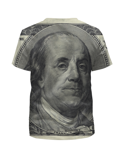 Заказать детскую футболку в Москве. Футболка с полной запечаткой для девочек Mr Dollar от Jimmy Flash - готовые дизайны и нанесение принтов.