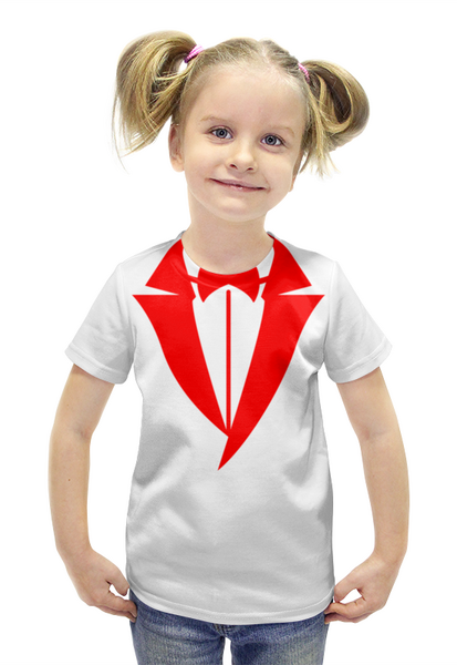 Заказать детскую футболку в Москве. Футболка с полной запечаткой для девочек Hitman от THE_NISE  - готовые дизайны и нанесение принтов.