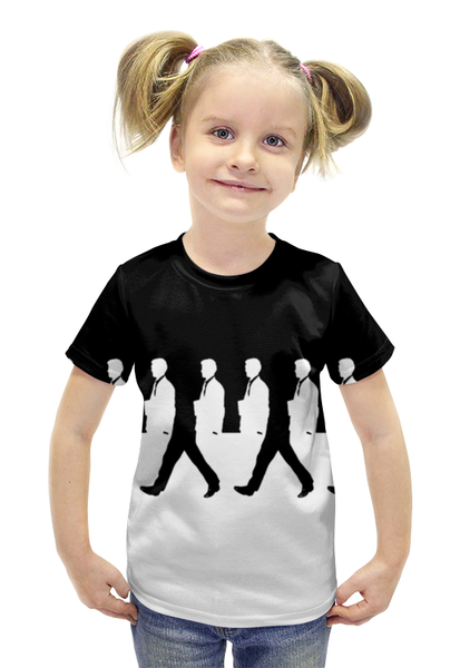 Заказать детскую футболку в Москве. Футболка с полной запечаткой для девочек Иллюзион от Chance777 - готовые дизайны и нанесение принтов.