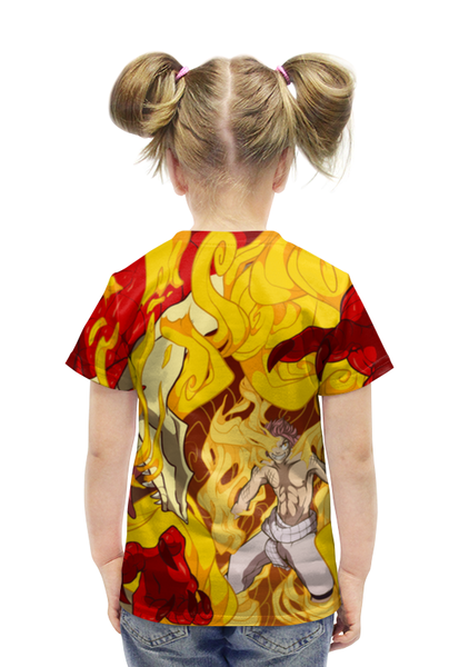 Заказать детскую футболку в Москве. Футболка с полной запечаткой для девочек Fairy Tail от Y L - готовые дизайны и нанесение принтов.