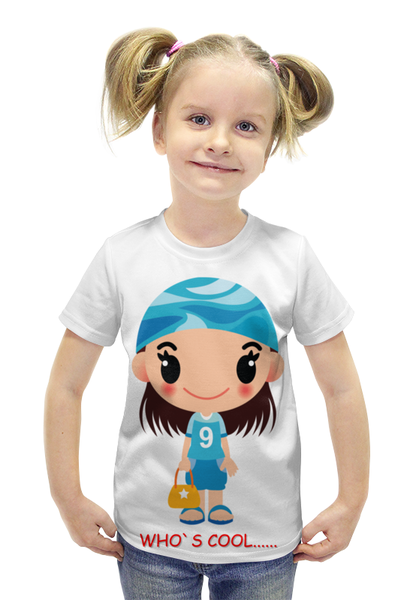 Заказать детскую футболку в Москве. Футболка с полной запечаткой для девочек Детки от naty404@mail.ru - готовые дизайны и нанесение принтов.