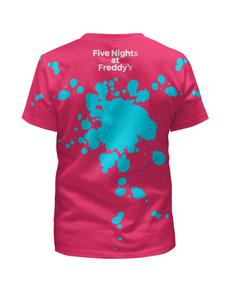 Заказать детскую футболку в Москве. Футболка с полной запечаткой для девочек Пять ночей у Фредди (Freddy) от balden - готовые дизайны и нанесение принтов.