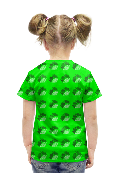 Заказать детскую футболку в Москве. Футболка с полной запечаткой для девочек Billie Eilish (Билли Айлиш) от Елена Елена - готовые дизайны и нанесение принтов.