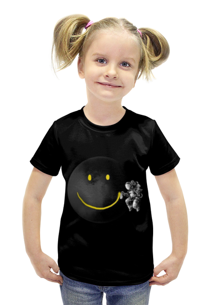 Заказать детскую футболку в Москве. Футболка с полной запечаткой для девочек космос от niggalay90 - готовые дизайны и нанесение принтов.