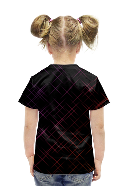 Заказать детскую футболку в Москве. Футболка с полной запечаткой для девочек Likee (LIKE Video) от weeert - готовые дизайны и нанесение принтов.