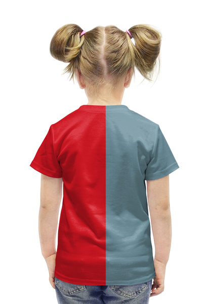 Заказать детскую футболку в Москве. Футболка с полной запечаткой для девочек Ленин от aleks_say - готовые дизайны и нанесение принтов.
