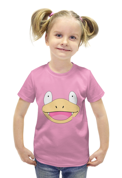 Заказать детскую футболку в Москве. Футболка с полной запечаткой для девочек Слоупок от scoopysmith - готовые дизайны и нанесение принтов.