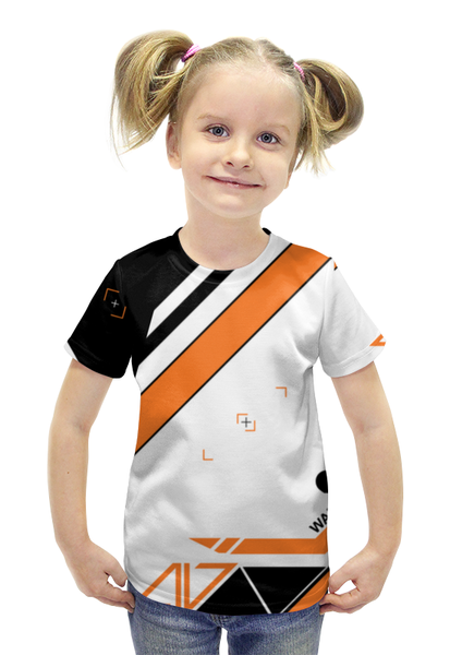Заказать детскую футболку в Москве. Футболка с полной запечаткой для девочек Asiimov от CoolDesign - готовые дизайны и нанесение принтов.