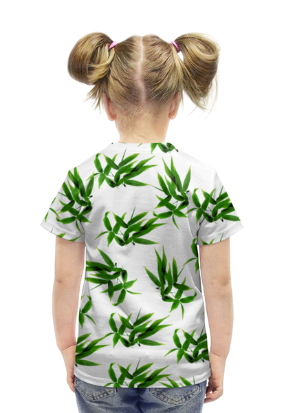 Заказать детскую футболку в Москве. Футболка с полной запечаткой для девочек Бамбук от сергей дудников - готовые дизайны и нанесение принтов.