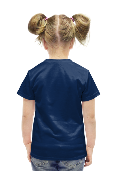 Заказать детскую футболку в Москве. Футболка с полной запечаткой для девочек Север от THE_NISE  - готовые дизайны и нанесение принтов.