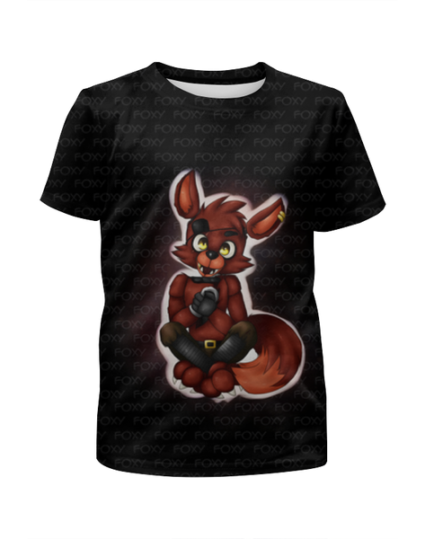 Заказать детскую футболку в Москве. Футболка с полной запечаткой для девочек Five Nights at Freddy’s от weeert - готовые дизайны и нанесение принтов.