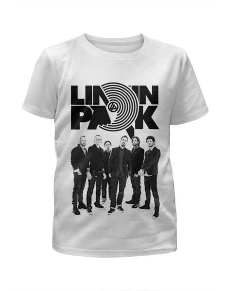 Заказать детскую футболку в Москве. Футболка с полной запечаткой для девочек Linkin Park от geekbox - готовые дизайны и нанесение принтов.