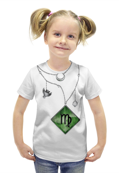 Футболка с полной запечаткой для девочек Талисман для девы #4066643 вМоскве, цена 1 390 руб.: купить детскую футболку с принтом от ELENAZHARINOVA в интернет-магазине