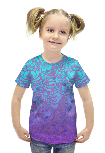 Заказать детскую футболку в Москве. Футболка с полной запечаткой для девочек Мираж от Ирина - готовые дизайны и нанесение принтов.