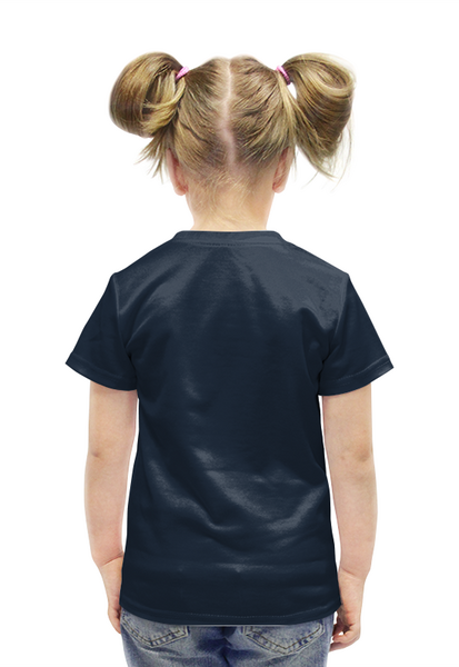 Заказать детскую футболку в Москве. Футболка с полной запечаткой для девочек Дикие Звери от  PRO_DESIGN - готовые дизайны и нанесение принтов.