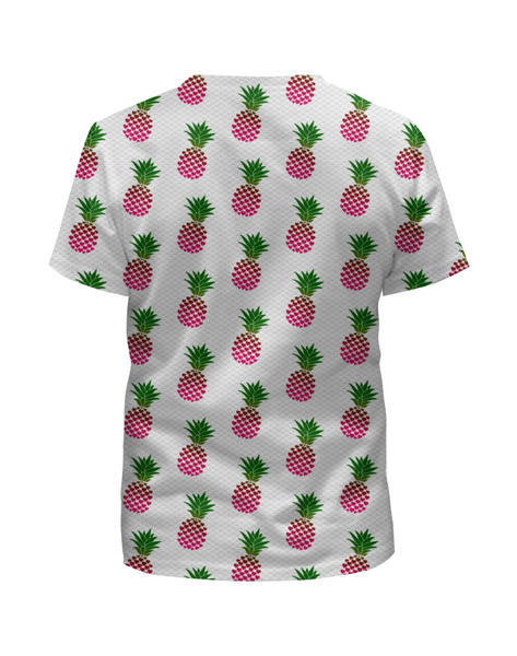 Заказать детскую футболку в Москве. Футболка с полной запечаткой для девочек PineappleLOVE от balden - готовые дизайны и нанесение принтов.