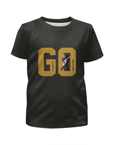 Заказать детскую футболку в Москве. Футболка с полной запечаткой для девочек Go, Go Johnny Go! от Рустам Юсупов - готовые дизайны и нанесение принтов.