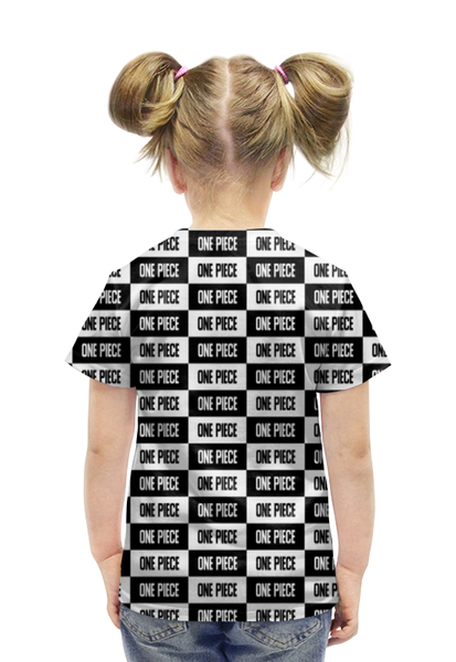 Заказать детскую футболку в Москве. Футболка с полной запечаткой для девочек One Piece от THE_NISE  - готовые дизайны и нанесение принтов.