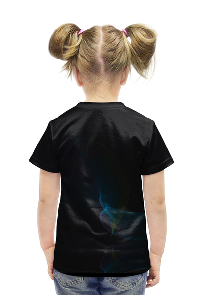 Заказать детскую футболку в Москве. Футболка с полной запечаткой для девочек Сказочная ёлка от queen  - готовые дизайны и нанесение принтов.