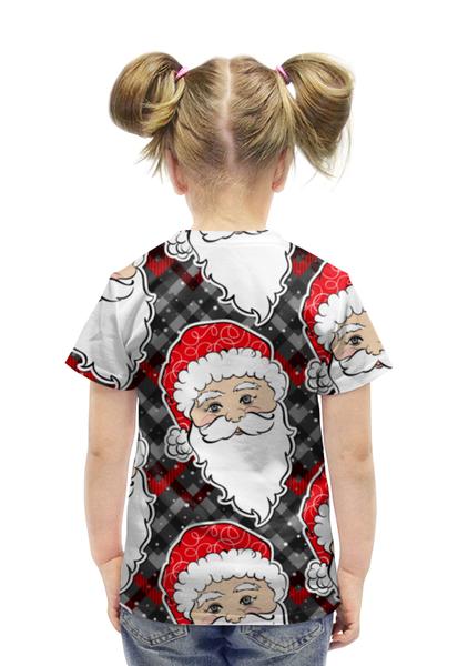 Заказать детскую футболку в Москве. Футболка с полной запечаткой для девочек Дед морозы (Новый год) от nadegda - готовые дизайны и нанесение принтов.
