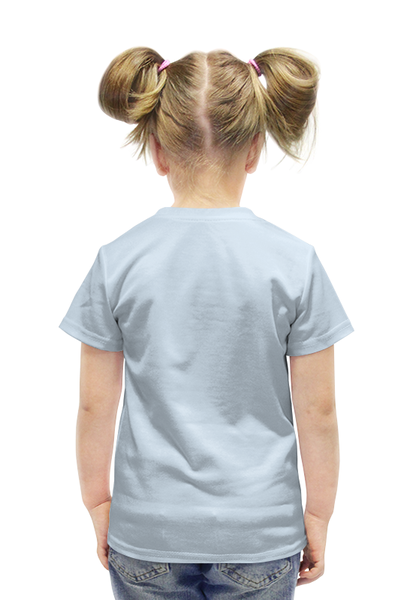 Заказать детскую футболку в Москве. Футболка с полной запечаткой для девочек Ледяная гора от THE_NISE  - готовые дизайны и нанесение принтов.