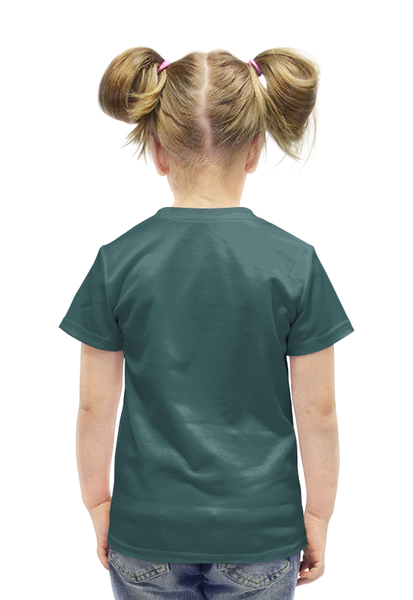Заказать детскую футболку в Москве. Футболка с полной запечаткой для девочек Зеркальное отражение от Miracles - готовые дизайны и нанесение принтов.