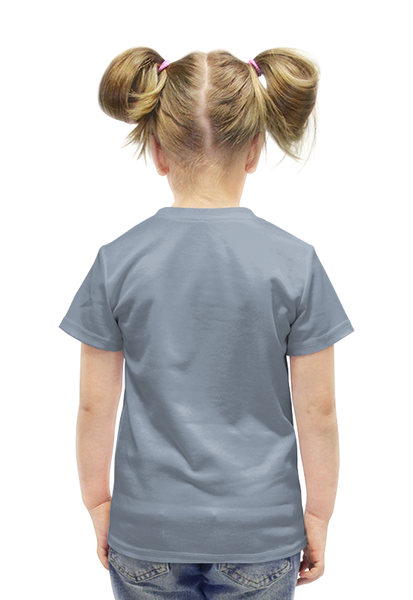Заказать детскую футболку в Москве. Футболка с полной запечаткой для девочек Панда арт от ПРИНТЫ ПЕЧАТЬ  - готовые дизайны и нанесение принтов.