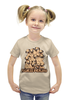 Заказать детскую футболку в Москве. Футболка с полной запечаткой для девочек Милые собачки от T-shirt print  - готовые дизайны и нанесение принтов.
