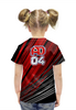 Заказать детскую футболку в Москве. Футболка с полной запечаткой для девочек Andrea Dovizioso от Dartz  - готовые дизайны и нанесение принтов.