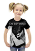 Заказать детскую футболку в Москве. Футболка с полной запечаткой для девочек Joy Division от geekbox - готовые дизайны и нанесение принтов.