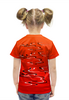 Заказать детскую футболку в Москве. Футболка с полной запечаткой для девочек ВСЕ НАЧИНАЕТСЯ НА ЗАКАТЕ от ELENA ZHARINOVA - готовые дизайны и нанесение принтов.