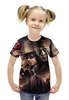 Заказать детскую футболку в Москве. Футболка с полной запечаткой для девочек Одинокий Рэйнджер от skynatural - готовые дизайны и нанесение принтов.
