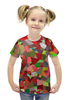 Заказать детскую футболку в Москве. Футболка с полной запечаткой для девочек Витражики от mistral3000@mail.ru - готовые дизайны и нанесение принтов.