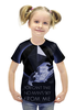 Заказать детскую футболку в Москве. Футболка с полной запечаткой для девочек No man's sky от galaxy secret - готовые дизайны и нанесение принтов.