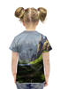 Заказать детскую футболку в Москве. Футболка с полной запечаткой для девочек Дорога от Dover - готовые дизайны и нанесение принтов.