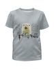 Заказать детскую футболку в Москве. Футболка с полной запечаткой для девочек Большая собака от T-shirt print  - готовые дизайны и нанесение принтов.
