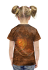 Заказать детскую футболку в Москве. Футболка с полной запечаткой для девочек Лев Аслан от hontor - готовые дизайны и нанесение принтов.
