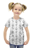 Заказать детскую футболку в Москве. Футболка с полной запечаткой для девочек Нежные абстрактные цветы от irinavk - готовые дизайны и нанесение принтов.
